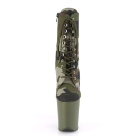 Pleaser Botín FLAMINGO-1020CAMO Camuflaje EU-35 /...