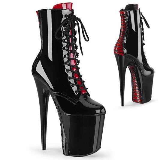 Pleaser Botín FLAMINGO-1020FH Negro EU-39 / US-9