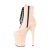 Pleaser Botín FLAMINGO-1020FS Beige Ante EU-35 / US-5