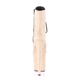 Pleaser Botín FLAMINGO-1020FS Beige Ante EU-36 / US-6