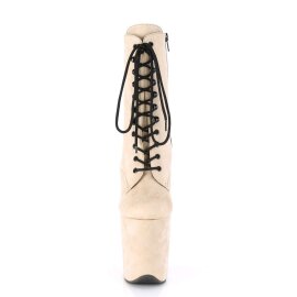 Pleaser Botín FLAMINGO-1020FS Beige Ante EU-38 / US-8