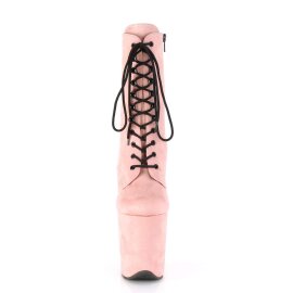 Pleaser Botín FLAMINGO-1020FS Rosa Claro Ante EU-35 / US-5