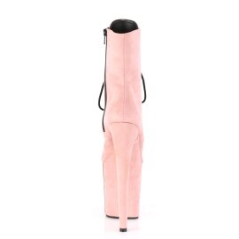 Pleaser Botín FLAMINGO-1020FS Rosa Claro Ante EU-35 / US-5