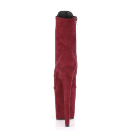 Pleaser Botín FLAMINGO-1020FS Burdeos Ante EU-35 / US-5
