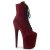 Pleaser Botín FLAMINGO-1020FS Burdeos Ante EU-35 / US-5