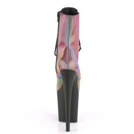 Pleaser Botín FLAMINGO-1020REFL Multicolor Reflectante Negro EU-35 / US-5