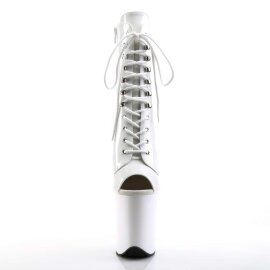 Pleaser Botín FLAMINGO-1021 Blanco Charol EU-35 / US-5