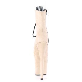 Pleaser Botín FLAMINGO-1021FS Beige Ante EU-35 / US-5
