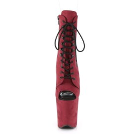 Pleaser Botín FLAMINGO-1021FS Burdeos Ante EU-35 / US-5