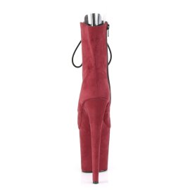 Pleaser Botín FLAMINGO-1021FS Burdeos Ante EU-37 / US-7