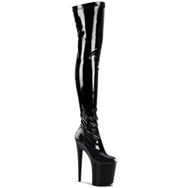 Pleaser Bota Alta FLAMINGO-3000 Negro EU-35 / US-5