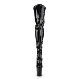 Pleaser Bota Alta FLAMINGO-3000 Negro EU-35 / US-5