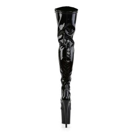 Pleaser Bota Alta FLAMINGO-3000 Negro EU-35 / US-5