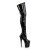 Pleaser Bota Alta FLAMINGO-3000 Negro EU-35 / US-5