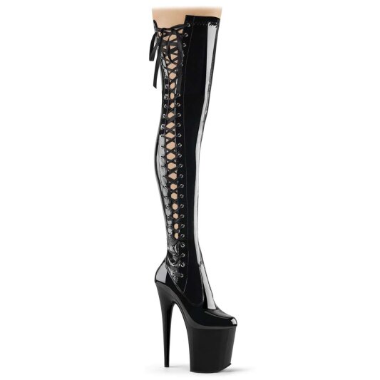 Pleaser Bota Alta FLAMINGO-3050 Negro EU-37 / US-7