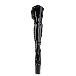 Pleaser Bota Alta FLAMINGO-3050 Negro EU-37 / US-7