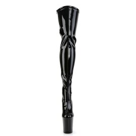 Pleaser Bota Alta FLAMINGO-3063 Negro EU-37 / US-7