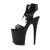Pleaser Sandalia de Tacón FLAMINGO-800-14 Negro Imitación CueroEU-37 / US-7