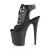 Pleaser Botín FLAMINGO-800-20 Negro Cuero Sintético EU-35 / US-5