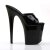 Pleaser Zapato Abierto FLAMINGO-801 Negro CharolEU-35 / US-5