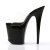 Pleaser Zapato Abierto FLAMINGO-801 Negro Transparente EU-37 / US-7