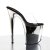 Pleaser Zapato Abierto FLAMINGO-801 Plata Transparente Metalizado EU-37 / US-7