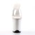 Pleaser Zapato Abierto FLAMINGO-801 Blanco Transparente EU-37 / US-7