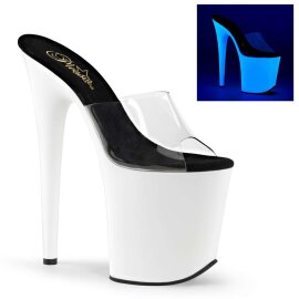 Pleaser Zapato Abierto FLAMINGO-801UV Transparente...