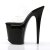 Pleaser Zapato Abierto FLAMINGO-802 Negro Transparente EU-38 / US-8