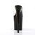 Pleaser Zapato Abierto FLAMINGO-802 Negro Transparente EU-38 / US-8
