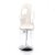 Pleaser Zapato Abierto FLAMINGO-802 Plata Transparente EU-37 / US-7