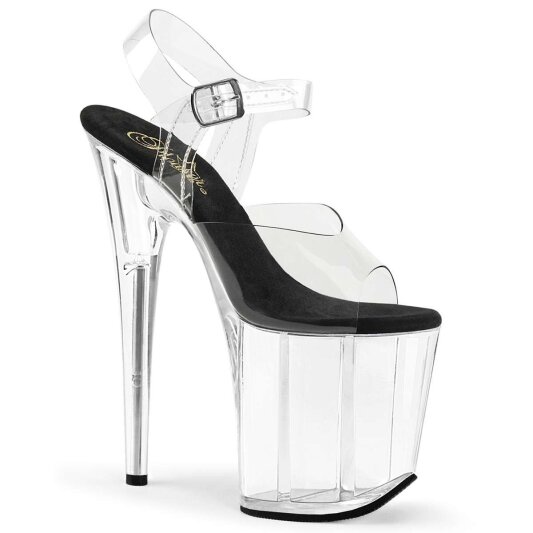 Pleaser Sandalia de Tacón FLAMINGO-808 Transparente EU-35 / US-5