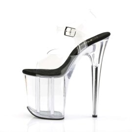 Pleaser Sandalia de Tacón FLAMINGO-808 Transparente EU-35 / US-5