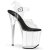 Pleaser Sandalia de Tacón FLAMINGO-808 Transparente EU-35 / US-5