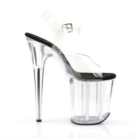 Pleaser Sandalia de Tacón FLAMINGO-808 Transparente EU-38 / US-8