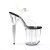 Pleaser Sandalia de Tacón FLAMINGO-808 Transparente EU-38 / US-8
