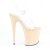 Pleaser Sandalia de Tacón FLAMINGO-808 Transparente Crema EU-35 / US-5