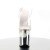 Pleaser Sandalia de Tacón FLAMINGO-808 Plata Transparente Metalizado EU-38 / US-8