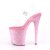 Pleaser Sandalia de Tacón FLAMINGO-808CF Transparente Rosa EU-37 / US-7