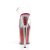 Pleaser Sandalia de Tacón FLAMINGO-808G Rojo Transparente Purpurina EU-35 / US-5