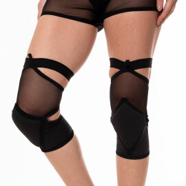 Paradise Chick Protectores de Rodillas Polecious Malla...