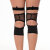 Paradise Chick Protectores de Rodillas Polecious Malla Negro S
