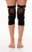 Paradise Chick Protectores de Rodillas Polecious Malla Negro S