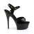 Pleaser Sandalia de Tacón CAPTIVA-609 Negro EU-38 / US-8