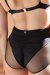 Lunalae Shorts High Waist Carla Malla Negra S