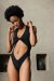 Shark Polewear Bodysuit Benita Negro S