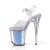 Pleaser Sandalia de Tacón FLAMINGO-808MC Transparente Lavanda Metalizado EU-38 / US-8