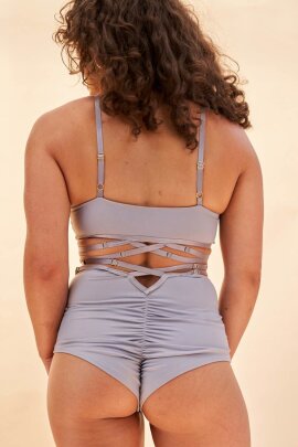 Lunalae Top Poppy Strappy Gris XS