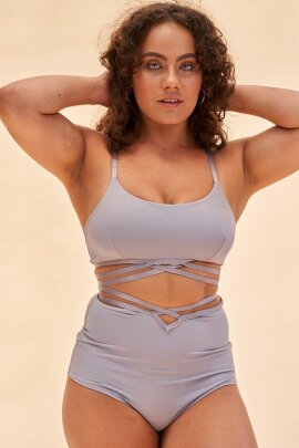 Lunalae Top Poppy Strappy Gris XS