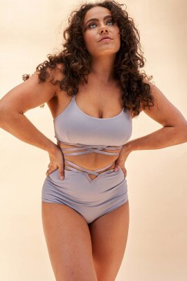 Lunalae Top Poppy Strappy Gris M